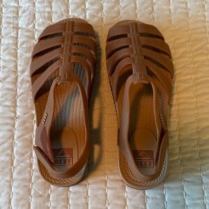 Reef Tan Strappy Sandals